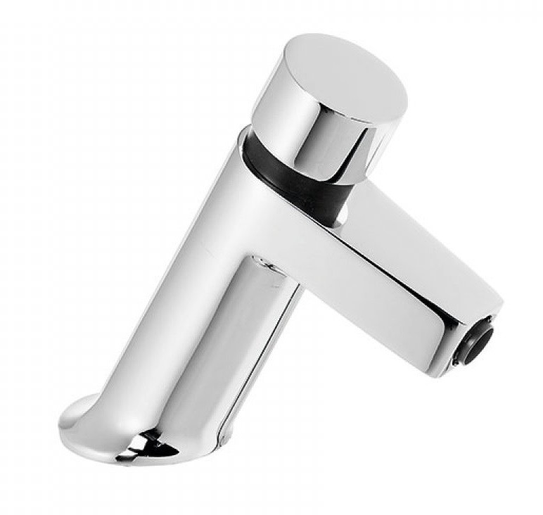 Tres Class bateria umywalkowa mieszająca z ogranicznikiem czasowym chrom 012.103.02