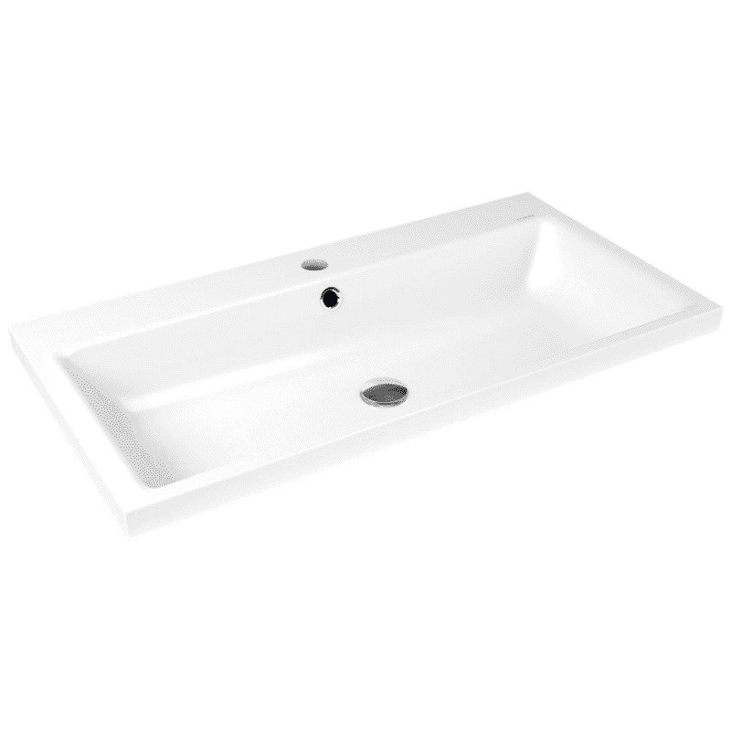 Kaldewei Puro umywalka nablatowa z przelewem 90x46 cm wys. rantu 40 mm 3154 900506013001