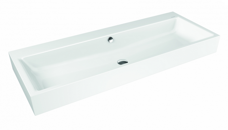 Kaldewei Puro umywalka ścienna bez otworu z przelewem 120x46 cm 3167 906806003001
