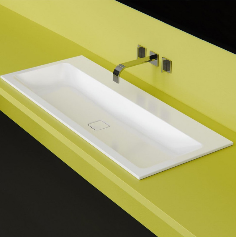 Kaldewei Cono umywalka wpuszczana w blat bez otworów, bez przelewu 120x50 cm 3082-D 901806003001
