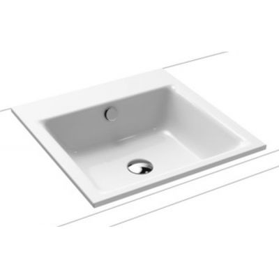 Kaldewei Puro umywalka wpuszczana w blat bez otworu na baterię 60x46 cm 3151 900006003001