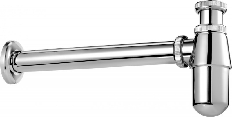 Deante syfon umywalkowy okrągły ozdobny chrom połysk NHC031I