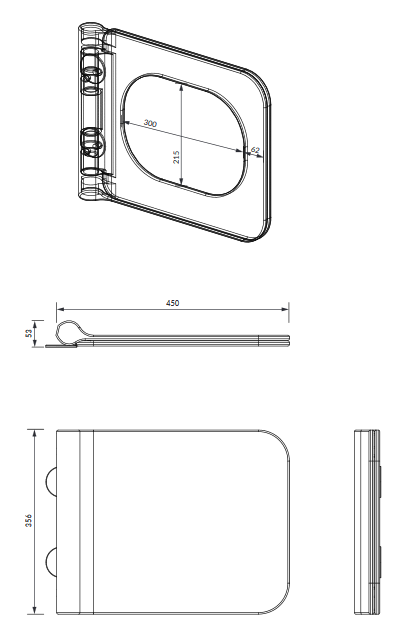Omnires Boston deska wolnoopadająca biały BOSTONDEBP