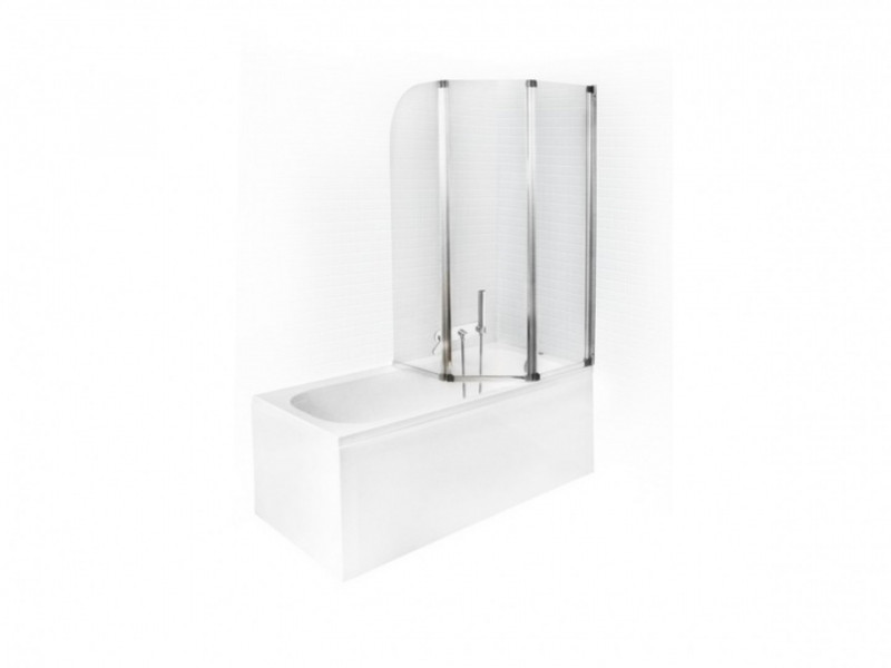 BESCO Ambition 3 parawan nawannowy 3-skrzydłowy składany 123 cm chrom PA-3S