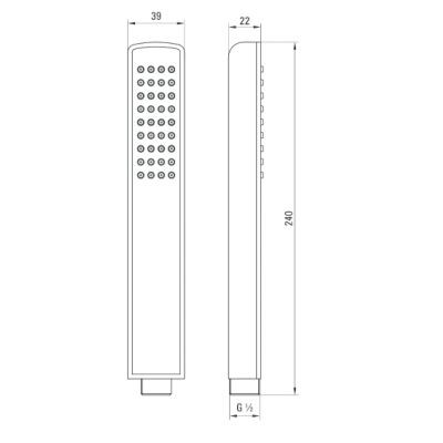 Deante Box Nero zestaw podtynkowy z termostatem i deszczownicą kompletny czarny BXYZNECT