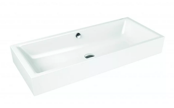 Kaldewei Puro S umywalka nablatowa z przelewem 90x38,5 cm wys. rantu 120mm 3176 909206003001