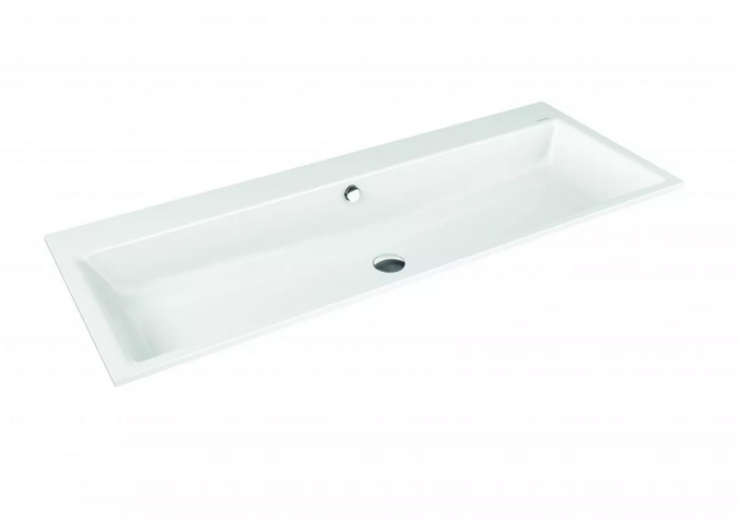 Kaldewei Puro umywalka wpuszczana w blat 120x46 cm 3169 907106013001