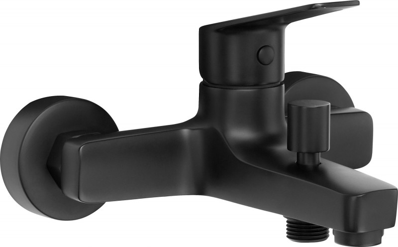 Deante Jasmin Nero bateria wannowa ścienna czarny BGJN10M - !!!!!