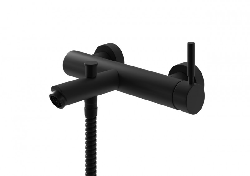 Kohlman Roxin Black bateria wannowa ścienna czarny QW110RB