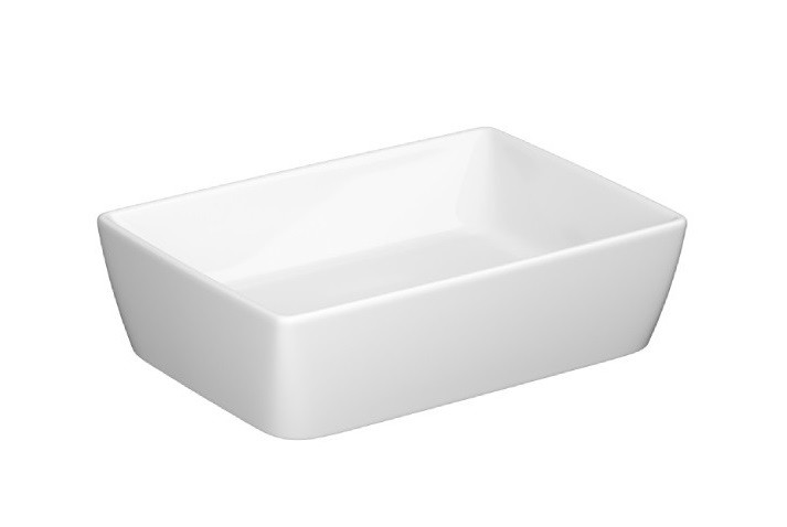 Cersanit City 50 umywalka stawiana na blat prostokątna 50 x 35 cm biała K35-048