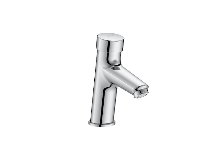 Roca Fluent bateria umywalkowa czasowa na wodę zmieszaną A5A4A24C00