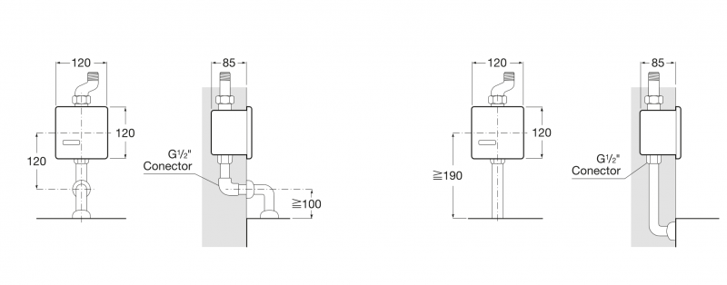 Roca Sentronic-S panel zewnętrzny do zaworu pisuarowego biały A5A8102B00