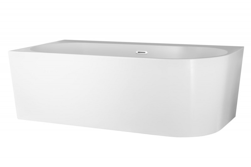 Corsan Intero E-240 wanna wolnostojąca przyścienna lewa 160x74 biała E-240L