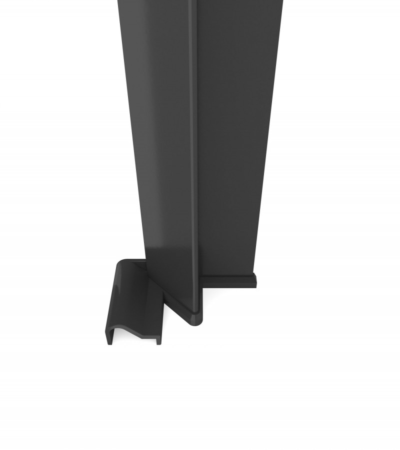 Deante Kerria Plus Nero profil do drzwi wnękowych systemu czarny KTSN00X