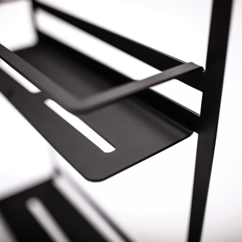 Deante Mokko Nero półka wisząca na kabinę typu A stal czarny ADM_N52K