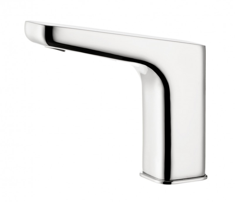 Deante Hiacynt bateria umywalkowa elektroniczna bezdotykowa zasilana baterią 1,5V chrom połysk BQH028R