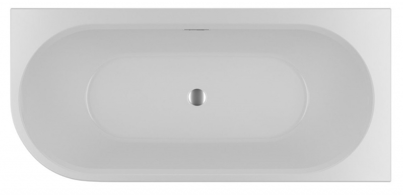 Riho Desire Corner LED wanna wolnostojąca przyścienna lewa akrylowa z oświetleniem LED 180x84 biały połysk BD0600500K00133