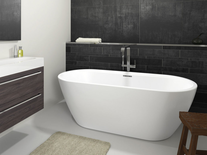 Riho Inspire wanna wolnostojąca akrylowa 180x80 biały matowy BD02105