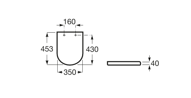 Roca zestaw muszla Gap Round Compacto Rimless + deska wolnoopadająca A34H0N3000