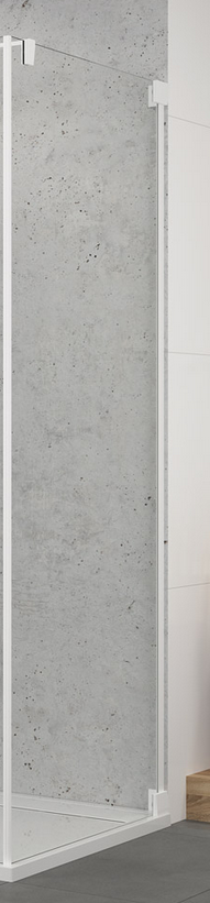 Sanswiss Cadura White Line CAT3 ścianka boczna 110 cm biały mat przeźroczyste CAT31100907