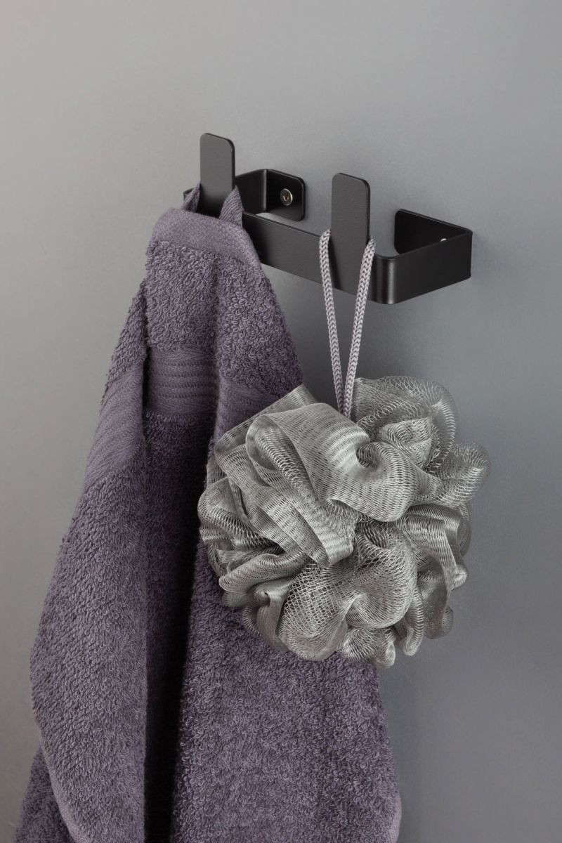 Deante Mokko Nero haczyk podwójny czarny ADM_N121