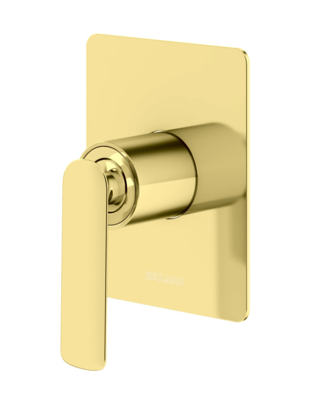 Kohlman Experience Gold bateria prysznicowa podtynkowa 1-drożna złoty połysk QW220EGD