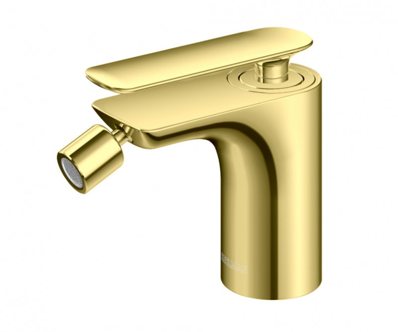 Kohlman Experience Gold bateria bidetowa złoty połysk QB130EGD