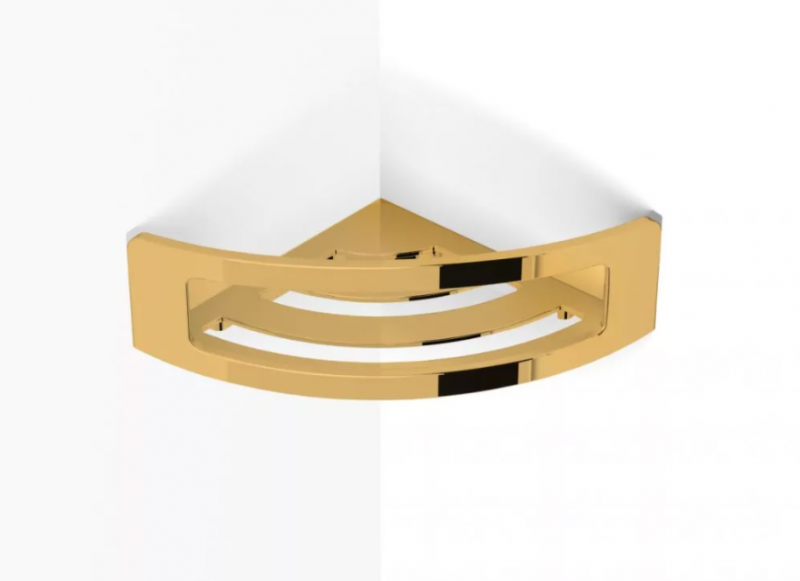 Stella koszyk narożny z krytym pocowaniem złoty połysk 16032-G