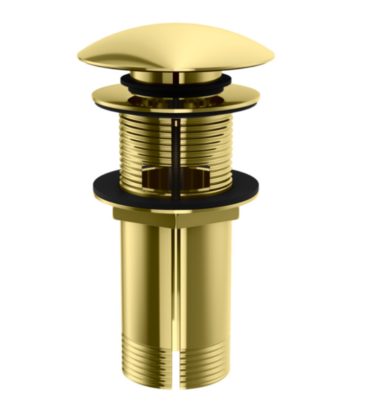 Kohlman Experience Gold korek umywalkowy klik klak złoty połysk