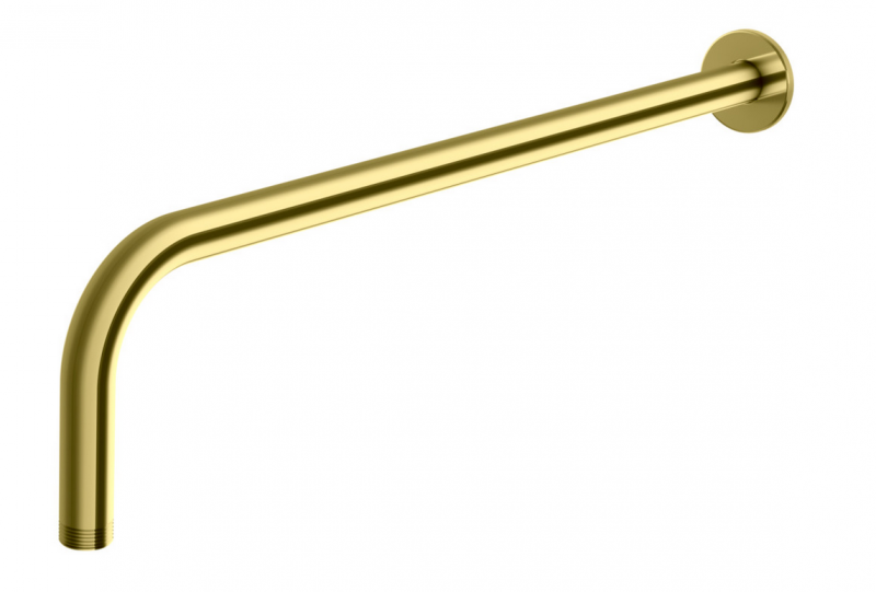 Kohlman Experience Gold ramię prysznicowe okrągłe ścienne 40cm złoty połysk WNEGD