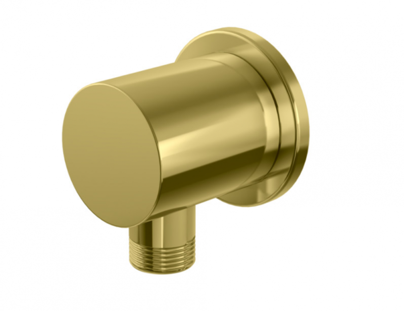 Kohlman Experience Gold przyłącze kątowe okrągłe złoty połysk QW166EGD