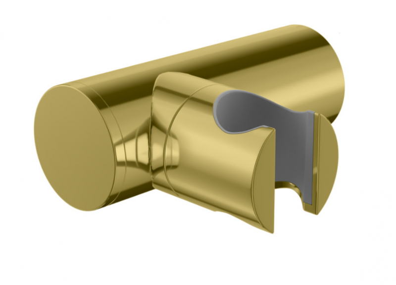 Kohlman Experience Gold uchwyt ścienny słuchawki okrągły złoty połysk QW004EGD