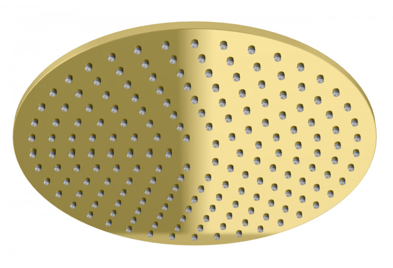 Kohlman Experience Gold R30 deszczownica okrągła 30x30 mosiądz złoty połysk R30EGD