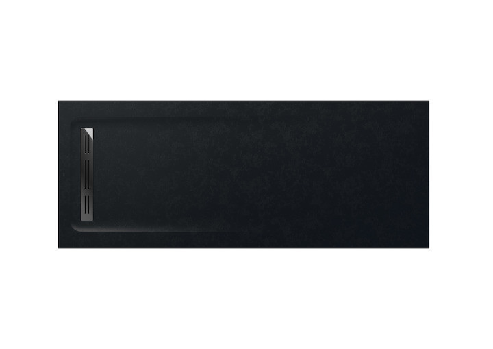 Roca Aquos brodzik prostokątny 180x90 ze zintegrowanym odpływem konglomerat czarny AP60170838401400