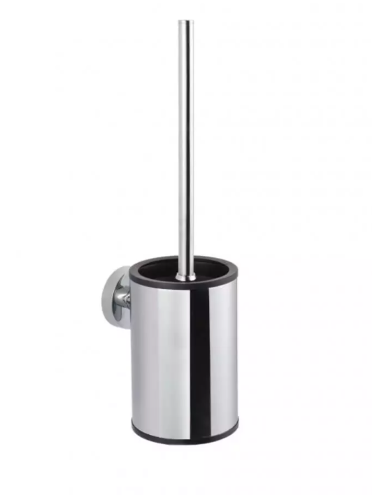 Stella Classic Black szczotka WC wisząca chrom 07.433