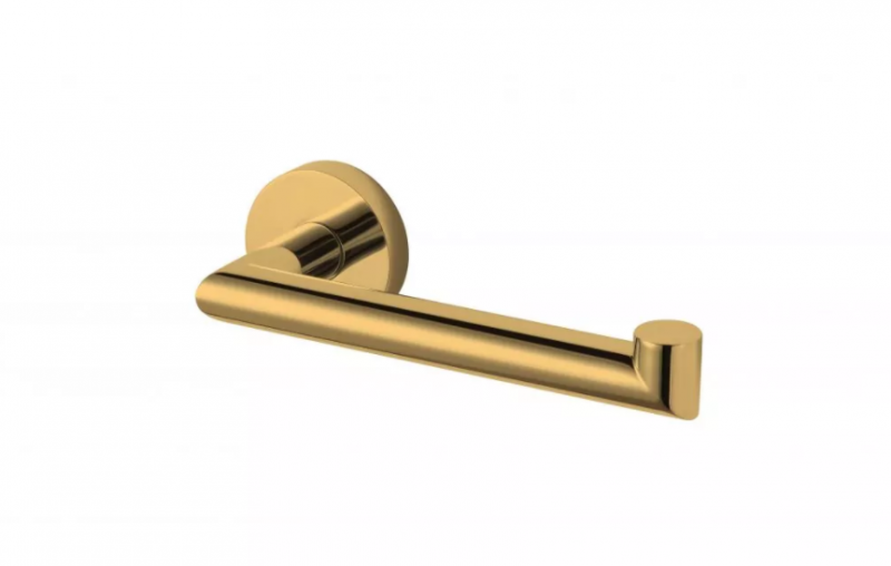 Stella Classic Black uchwyt do papieru toaletowego bez osłonki złoty połysk 07446-G