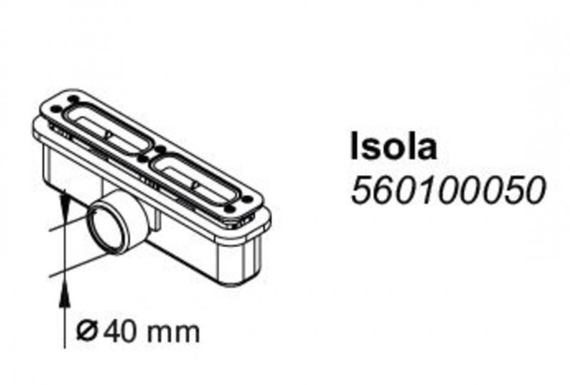 Riho syfon specjalny do brodzika Isola 560100050