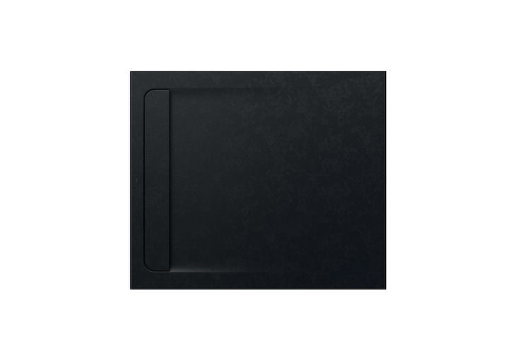 Roca Aquos brodzik prostokątny 100x90 ze zintegrowanym odpływem konglomerat czarny AP6013E838401400
