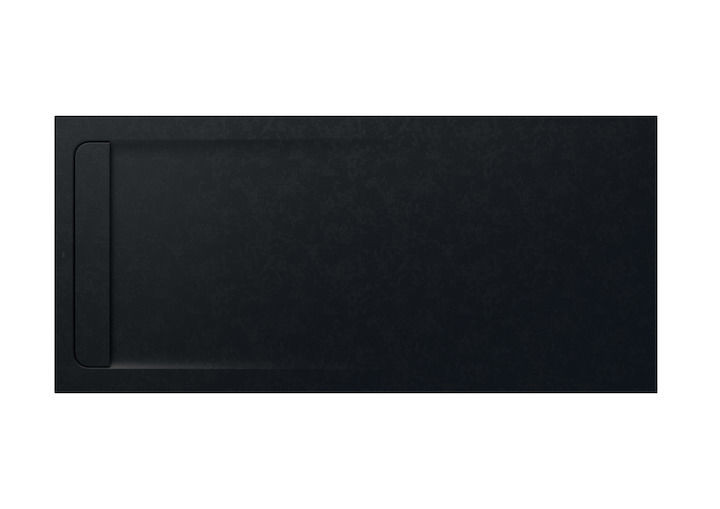 Roca Aquos brodzik prostokątny 200x90 ze zintegrowanym odpływem konglomerat czarny AP6017D038401400