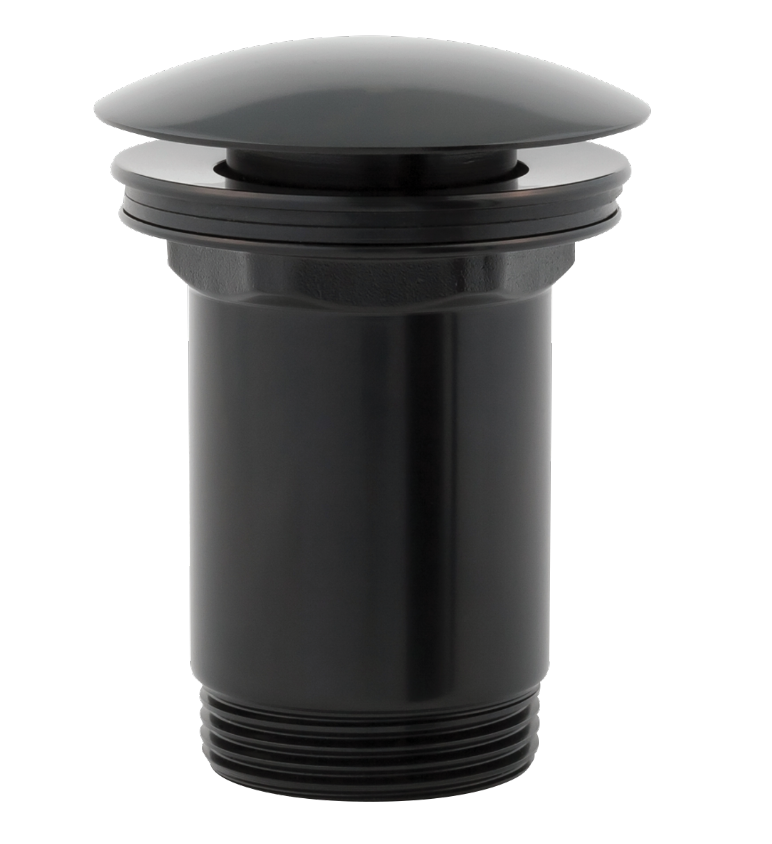 Omnires korek klik-klak do umywalki bez przelewu czarny A716BL