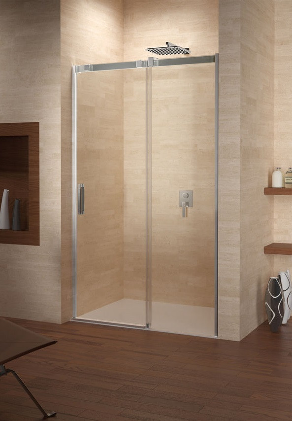 Riho Ocean O104 drzwi do wneki przesuwne 120 cm L/P chrom przeźroczyste GU0202100