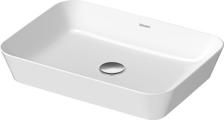 Duravit Cape Cod umywalka prostokątna stojąca na blacie 55x40 cm biała 2347550000