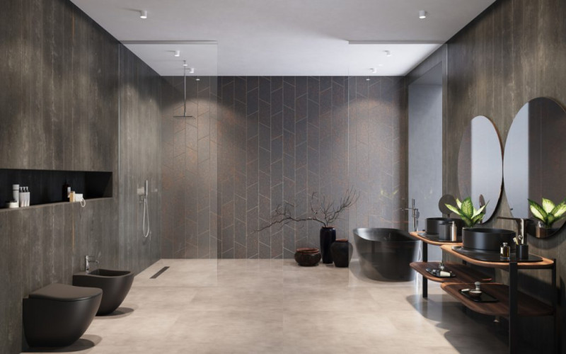 Radaway Modo X II na miarę kabina typu Walk-In na wymiar od 30 do 100 cm max. wys.300 cm chrom przeźroczyste Easy Clean 389405-01-01