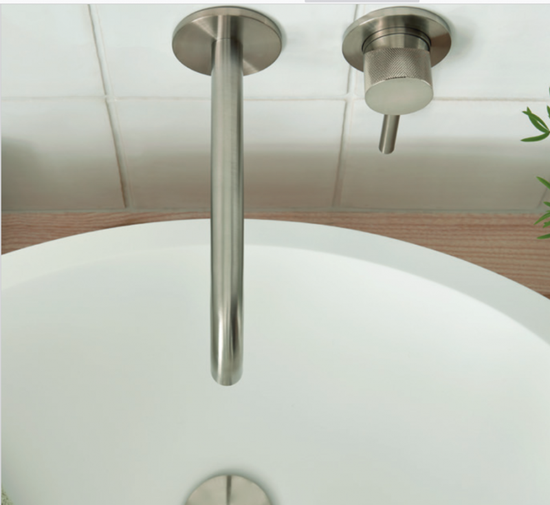 Vado Knurled Accents bateria umywalkowa podtynkowa nikiel szczotkowany IND-ORI209SA-BRNK