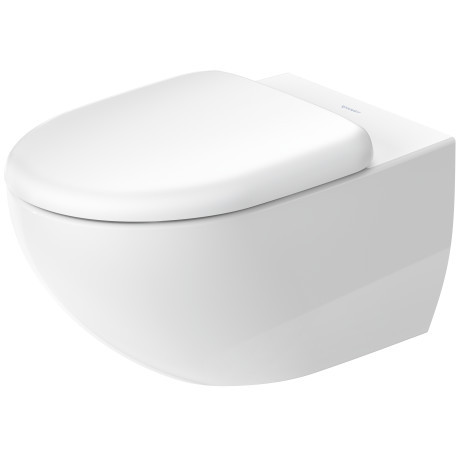 Duravit Architec zestaw muszla wisząca + deska Rimless HygieneGlaze biały alpin 45720900A1
