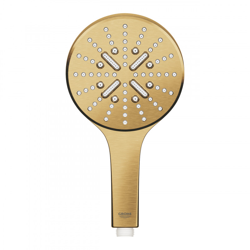 Grohe Rainshower SmartActive 130 słuchawka prysznicowa 3 strumienie złoty szczotkowany Brushed Cool Sunrise 26574GN0