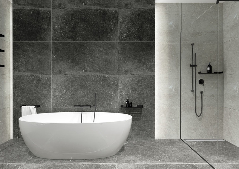 Deante Mokko Nero półka ścienna czarny ADM_N511