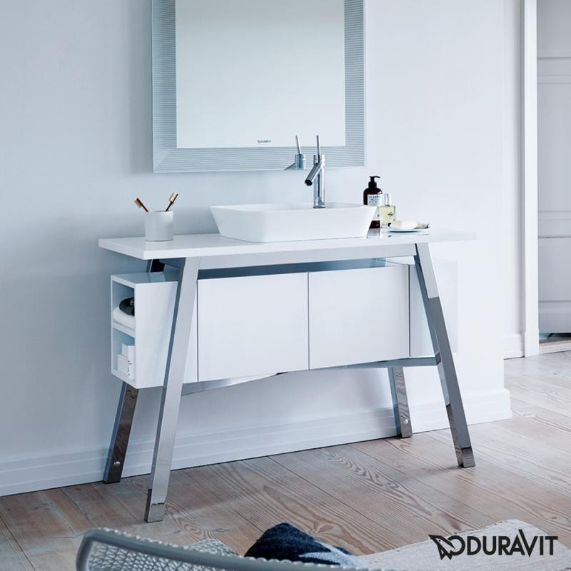 Duravit Cape Cod umywalka stojąca na blacie z otworem na baterię 46 cm biały mat 2340463200