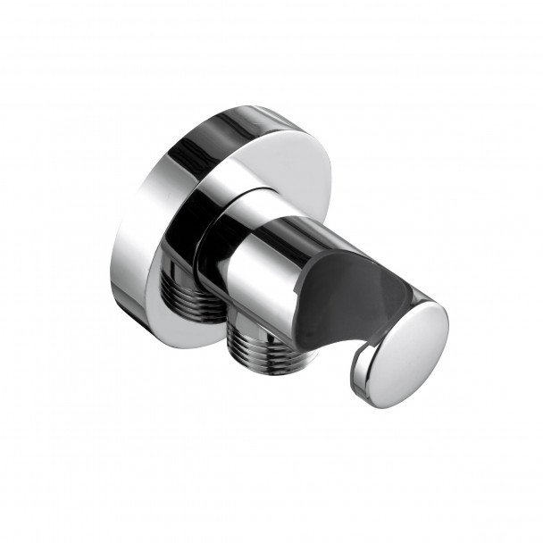 Kludi przyłącze kątowe węża z uchwytem chrom 60 547 05-00