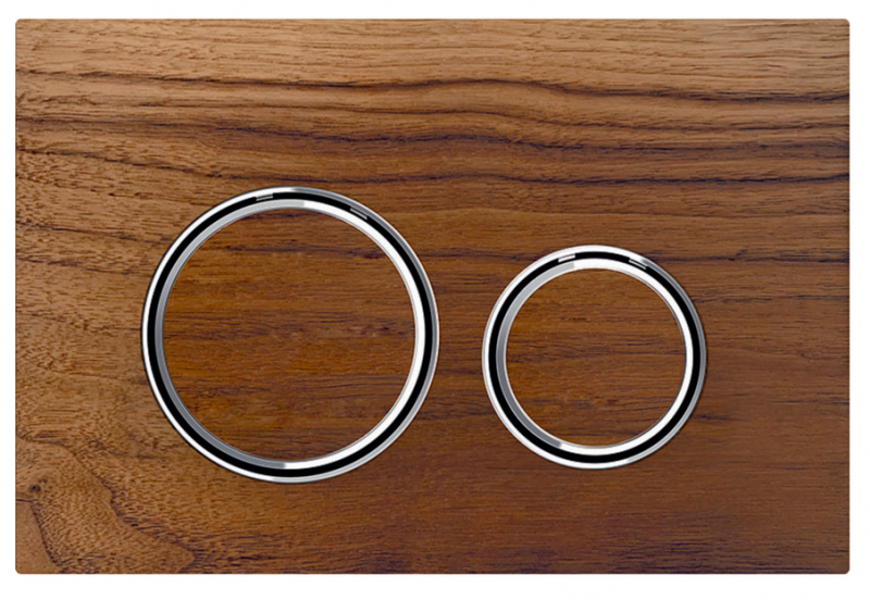 Geberit Sigma 21 przycisk do stelaża amerykański orzech włoski/chrom 115.884.JX.1